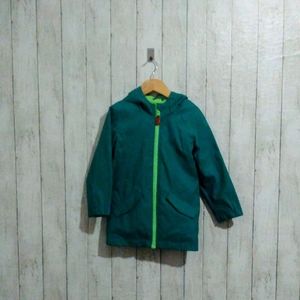 Cat and Jack 5t Green Frog raincoat